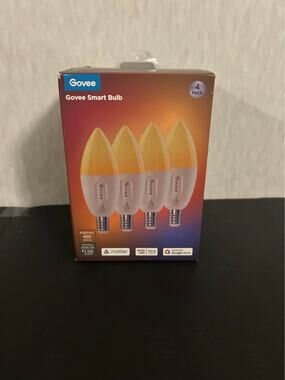 Govee Smart Bulb 4-Pack E12 Base